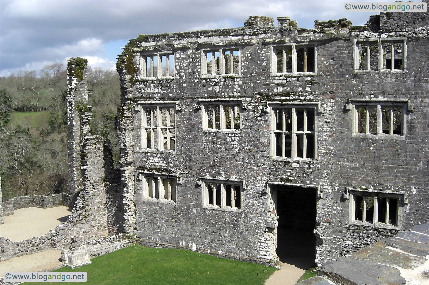 Berry Pomeroy Castle - The main house